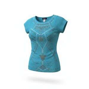 Bold & Brilliant Stud Tee